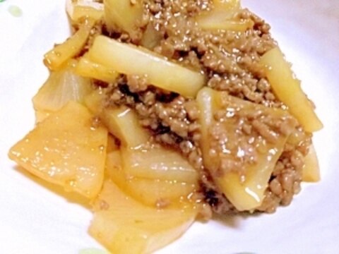 大根のひき肉とろり♡